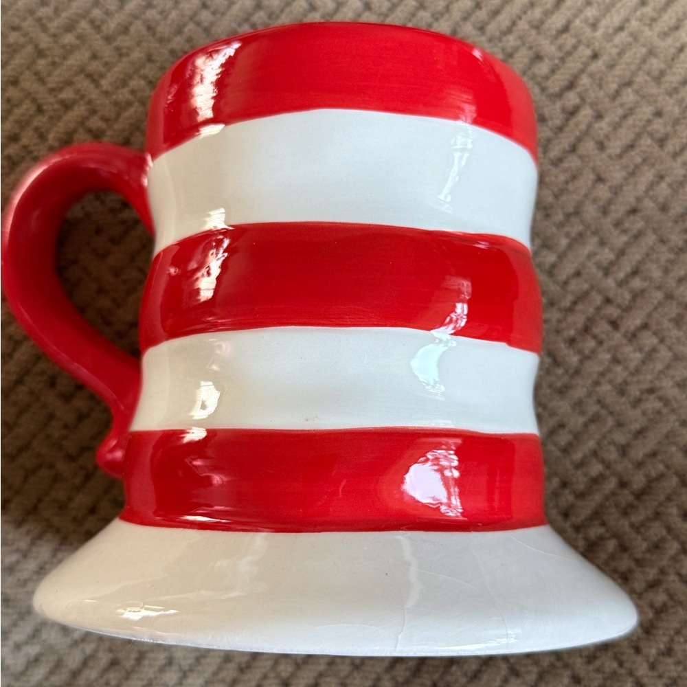 Dr. Seuss red and white Mug